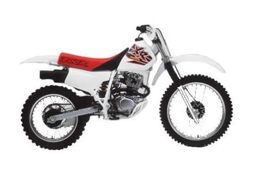 Honda XR200R service manual repair 1986-1999 Honda XR200R service manual repair