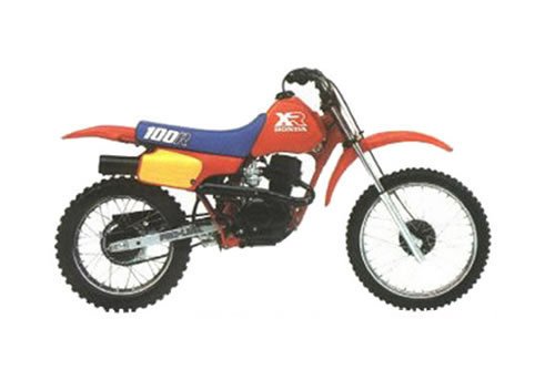 Honda XR80R XR100R service manual repair 1985-1997 XR80 XR100