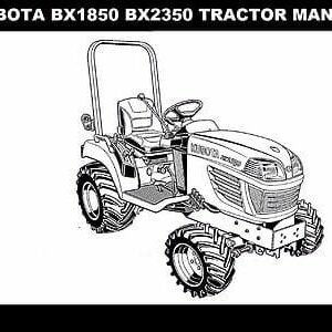 kubota bx1850 bx2350 tractor la203 la243 loader rck mower service manual.jpg