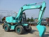 kobelco sk100w 2 wheel excavator service repair shop manual.jpg
