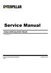 Caterpillar 725C2 Articulated Service Manual, Parts & Operation and Maintenance